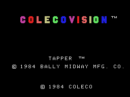 A.E title screen for Colecovision